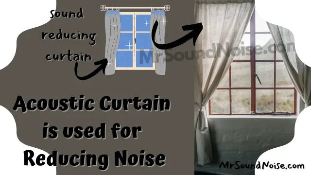 soundproof curtain for soundproofing a window