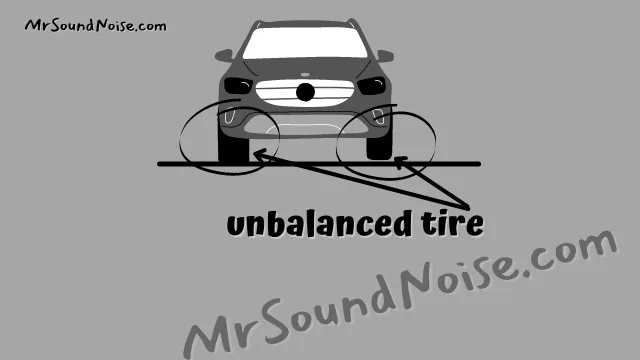 unbalanced tire noise