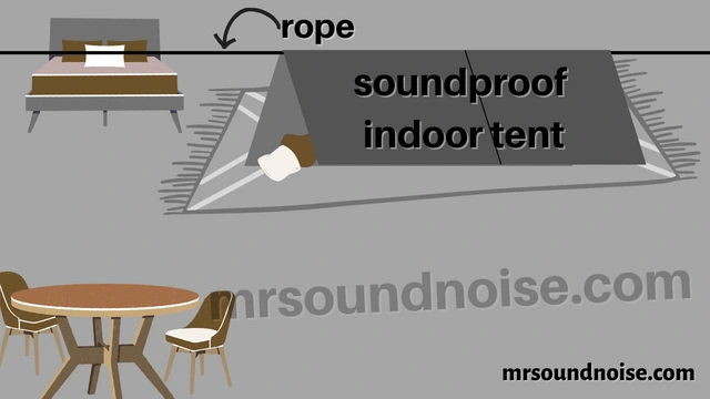 how to create an indoor tent with soundproof